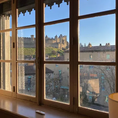 Demeure Saint Louis Historic Manor, City 700M, Free Parking,A C,Clim,Wifi, City View, Garden Bed & Breakfast Carcassonne