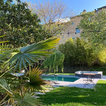 住宿加早餐酒店 Demeure Saint Louis Historic Manor, 700m, Parking,a C,clim,wifi, Heated Pool, View 卡尔卡松