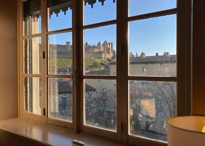 Demeure Saint Louis Historic Manor, City 700M, Free Parking,A C,Clim,Wifi, City View, Garden Bed & Breakfast Carcassonne