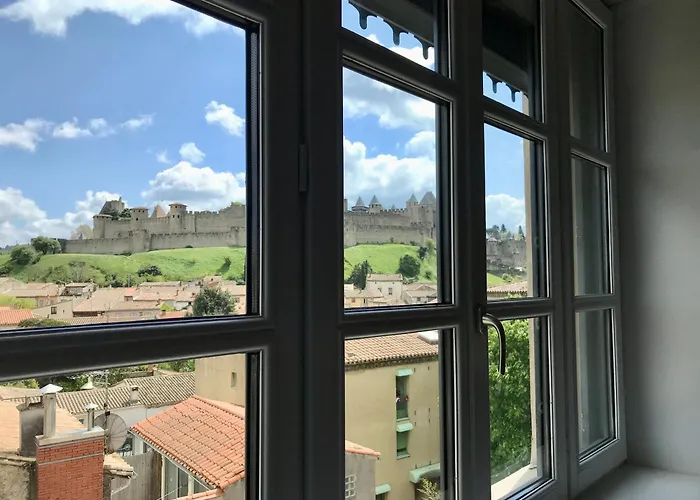 Demeure Saint Louis Historic Manor, City 700M, Free Parking,A C,Clim,Wifi, City View, Garden Bed & Breakfast Carcassonne